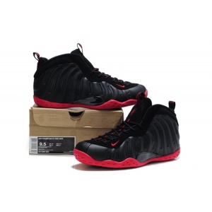 $65.00,Nike Air Foamposite Black/Red Sneakers For Men  in 53859