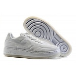 Cheap 2016 New Nike Air Force Low Upstep Br Unisex All White Shoes  in 155020