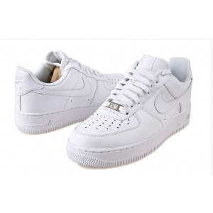 $63.00,2018 New Unisex Nike Air Force One Sneakers All White in 181124