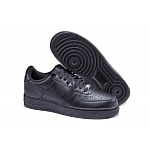 2018 New Unisex Nike Air Force One Sneakers All Black in 181125, cheap Air Force one