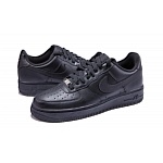2018 New Unisex Nike Air Force One Sneakers All Black in 181125, cheap Air Force one