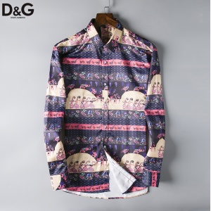 $28.00,2018 New Cheap D&G Long Sleeved Shirts For Men in 195198