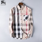 2018 New Cheap Burberry Long Sleeved Shirts For Men in 195180