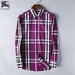 2018 New Cheap Burberry Long Sleeved Shirts For Men in 195188