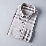 2018 New Cheap Burberry Long Sleeved Shirts For Men in 195193, cheap For Men