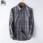 2018 New Cheap Burberry Long Sleeved Shirts For Men in 195194