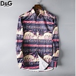2018 New Cheap D&G Long Sleeved Shirts For Men in 195198