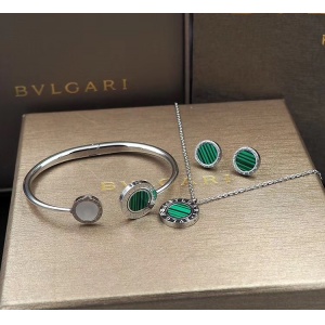 2019 New Cheap AAA Quality Bvlgari Necklace Bracelets Set For Women # 199211