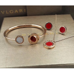 2019 New Cheap AAA Quality Bvlgari Necklace Bracelets Set For Women # 199219