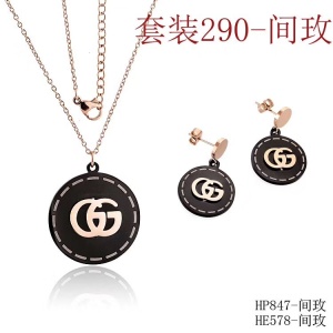 $32.00,2019 New Cheap AAA Quality Gucci Necklace Bracelets Set For Women # 199231