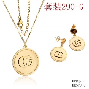 $32.00,2019 New Cheap AAA Quality Gucci Necklace Bracelets Set For Women # 199233