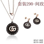 2019 New Cheap AAA Quality Gucci Necklace Bracelets Set For Women # 199231, cheap Gucci Necklaces