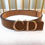 2019 New Design 3.0cm Width Dior Belts  # 199849, cheap Dior Belts