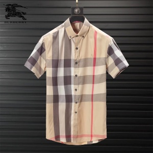 $28.00,2019 New Cheap Burberry Short Sleeved Shirts For Men # 206766