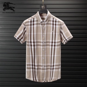 $28.00,2019 New Cheap Burberry Short Sleeved Shirts For Men # 206769