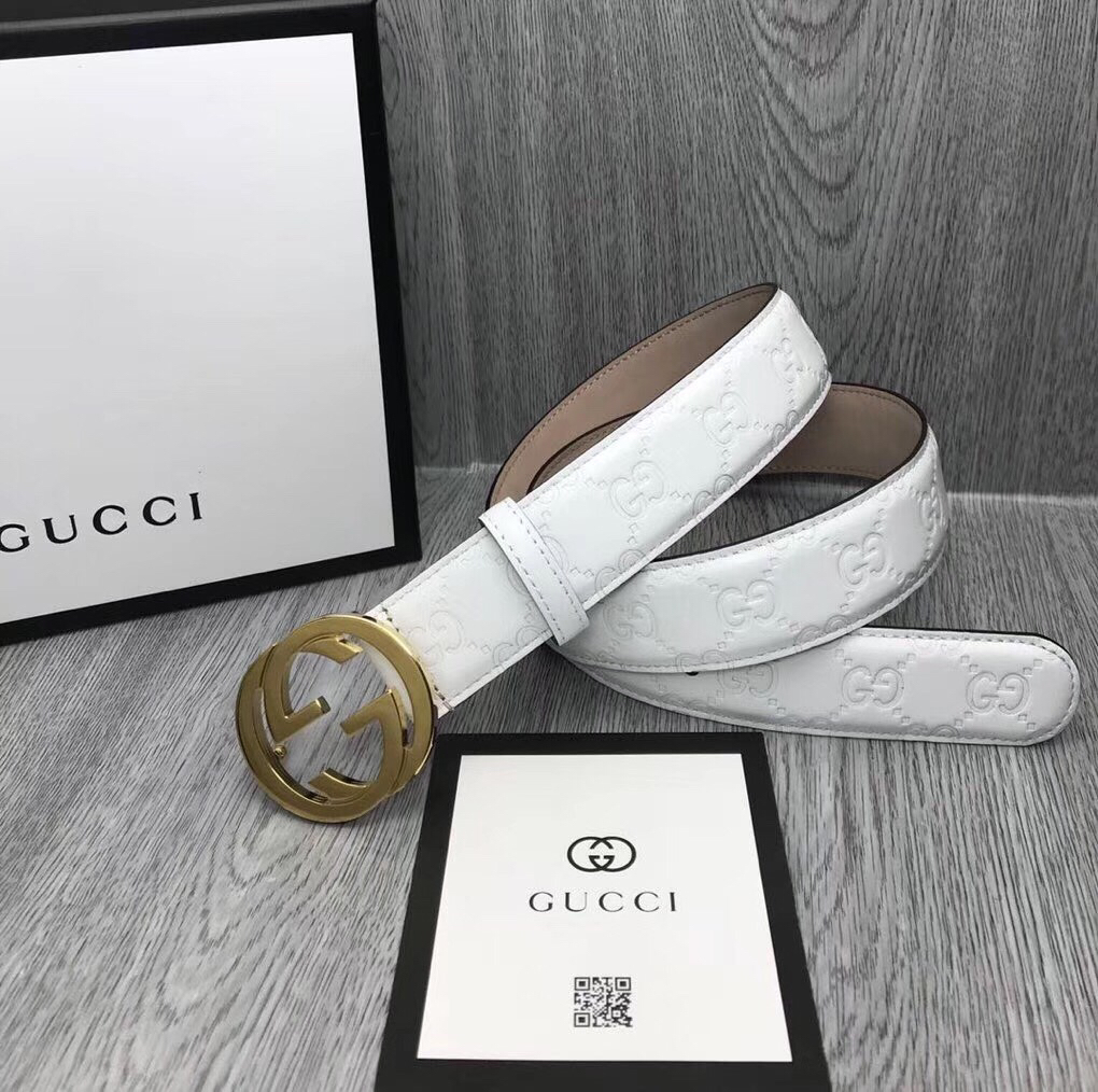 Cheap 2019 New Cheap 3.8cm Width Gucci Belts 203069,45 [FB203069