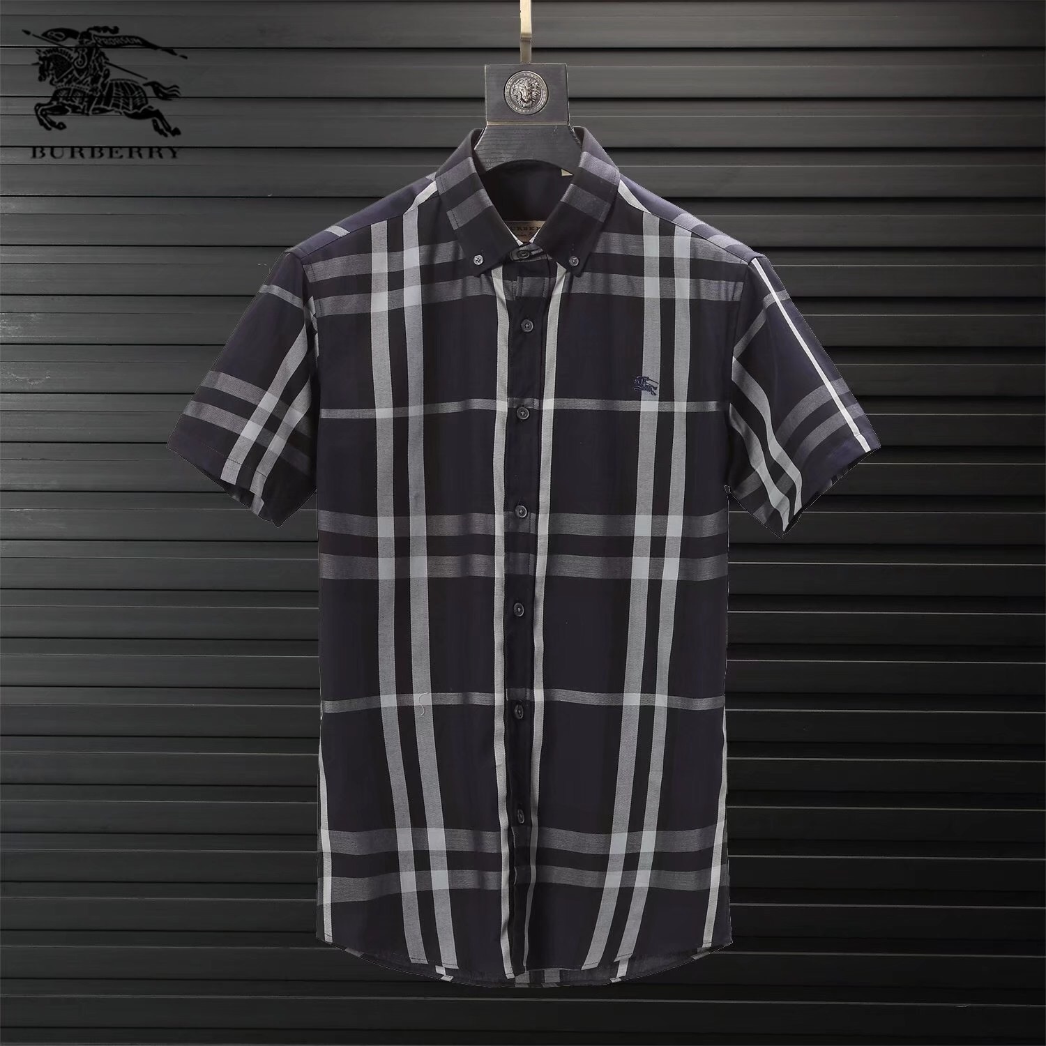 Cheap 2019 New Cheap Burberry Short Sleeved Shirts For Men 206771 28 