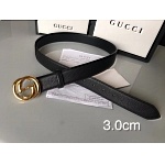 2019 New Cheap 3.0 cm Width Gucci Belts For Women # 202870, cheap Gucci Belts