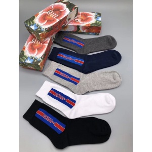 $35.00,2020 Cheap Unisex Gucci Socks 5 Pairs Per Box # 215962