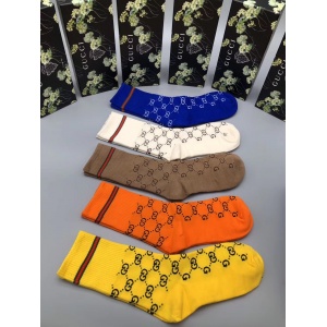 $35.00,2020 Cheap Unisex Gucci Socks 5 Pairs Per Box # 215967