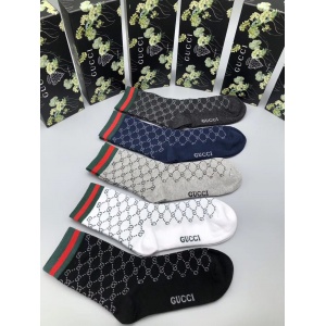 $35.00,2020 Cheap Unisex Gucci Socks 5 Pairs Per Box # 215971