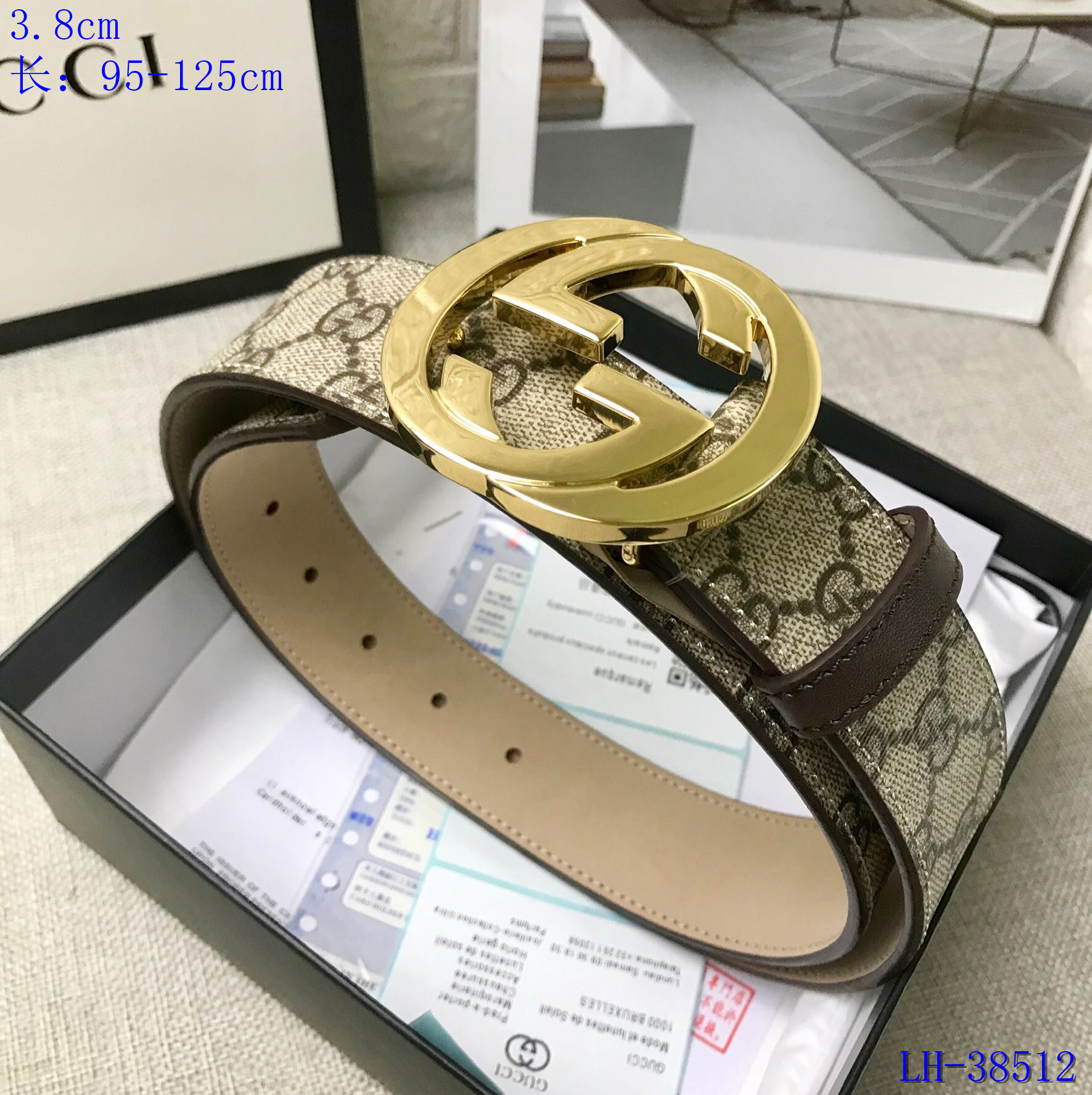 Cheap 2020 Cheap Gucci 3.8 cm Width Belts # 217694,$42 [FB217694 ...