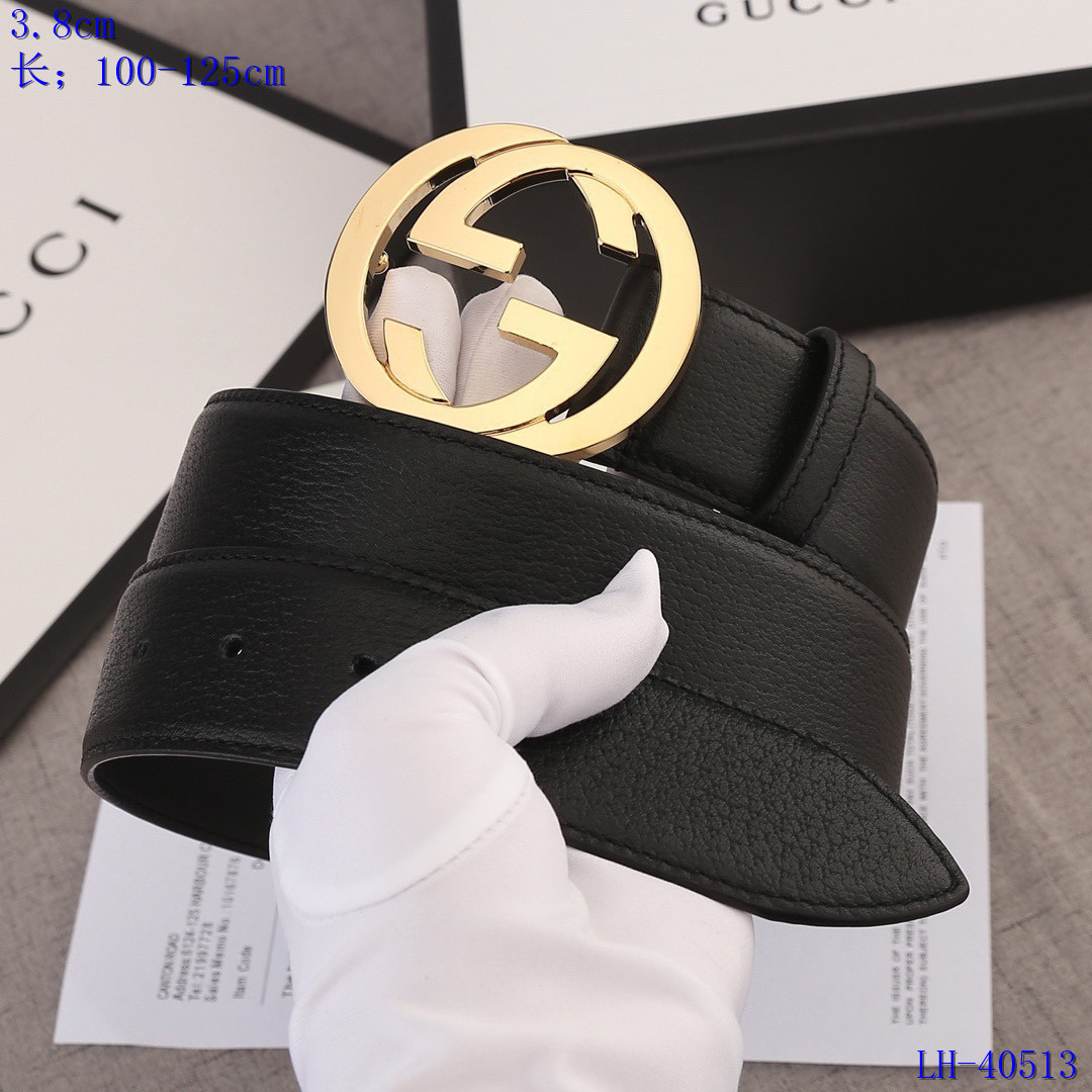 Cheap 2020 Cheap Gucci 3.8 cm Width Belts 217708,44 [FB217708