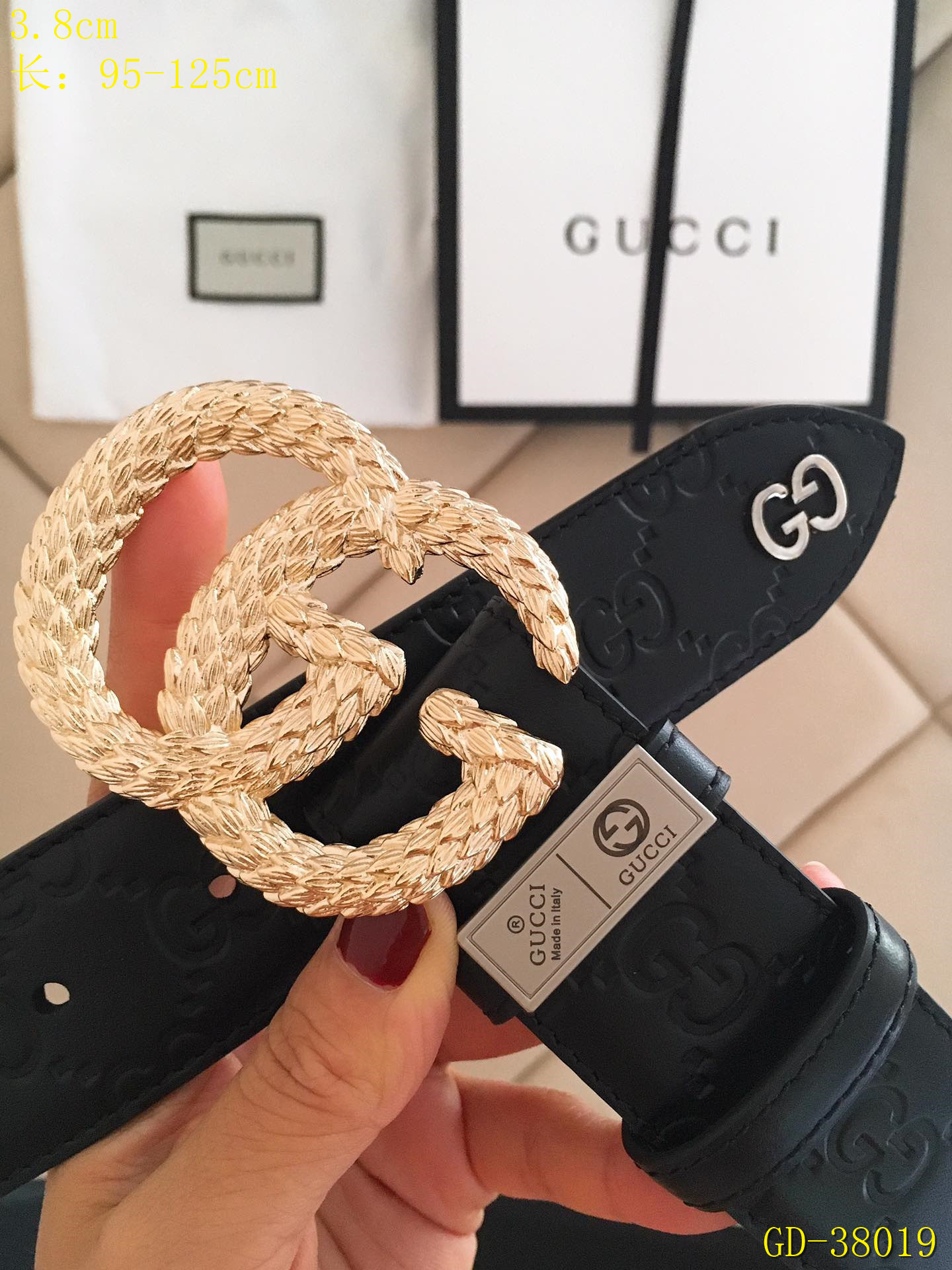 Cheap 2020 Cheap Gucci 3.8 cm Width Belts 217717,50 [FB217717