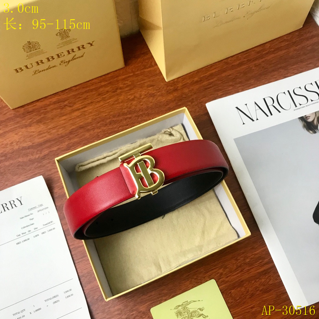 Cheap 2020 Cheap Burberry 3.0 cm Width Belts 217994,45 [FB217994