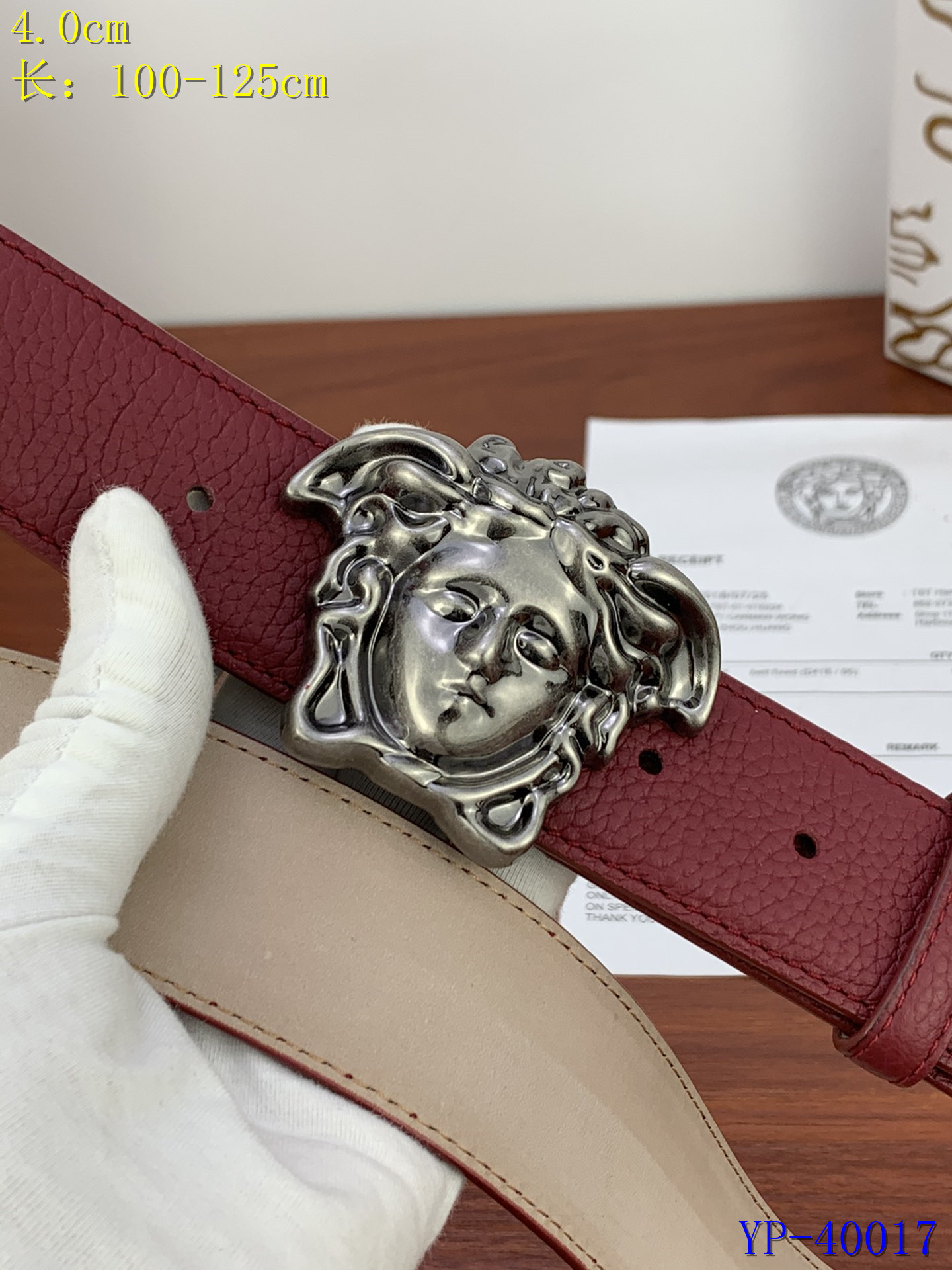 Cheap 2020 Cheap Versace 4.0 cm Width Belts 218056,49 [FB218056