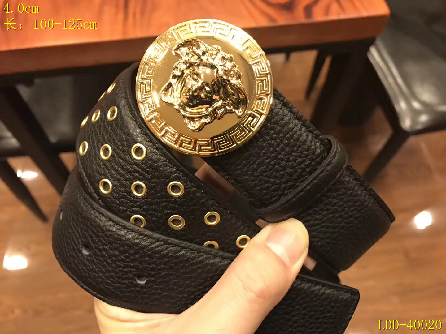 Cheap 2020 Cheap Versace 4.0 cm Width Belts 218065,50 [FB218065
