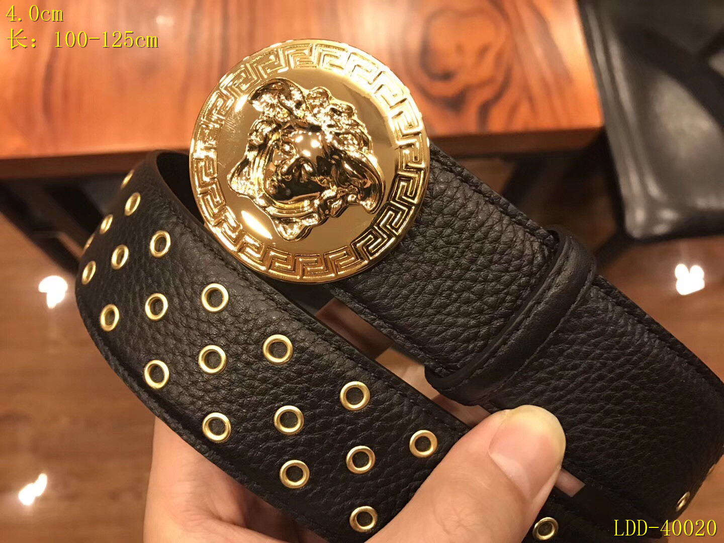 Cheap 2020 Cheap Versace 4.0 cm Width Belts 218065,50 [FB218065