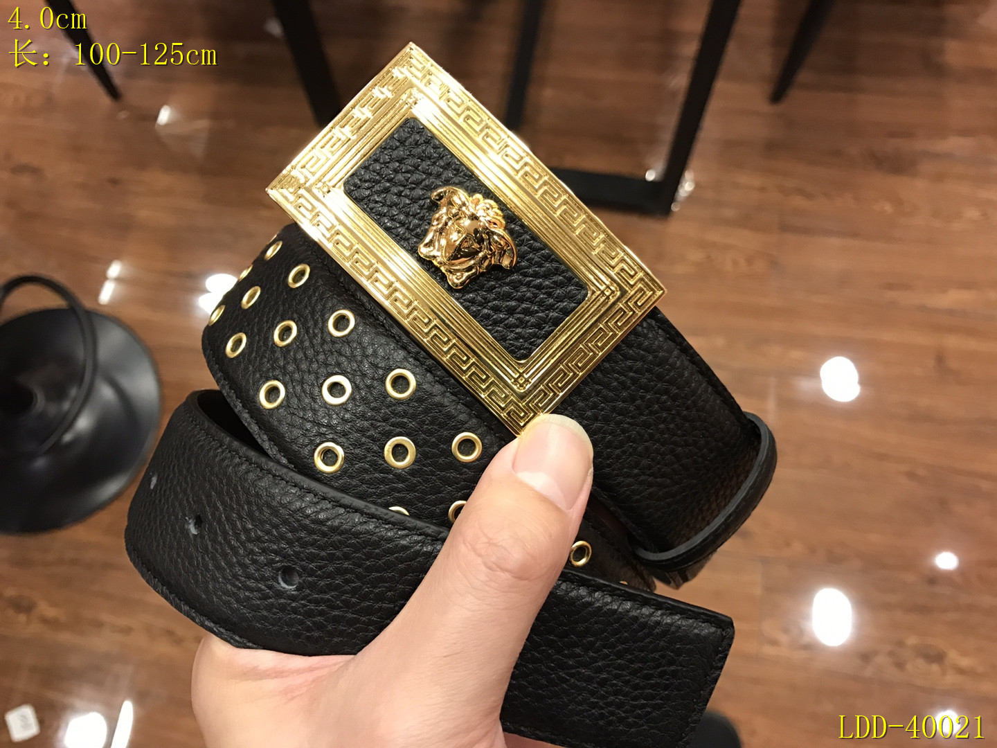 Cheap 2020 Cheap Versace 4.0 cm Width Belts 218070,50 [FB218070