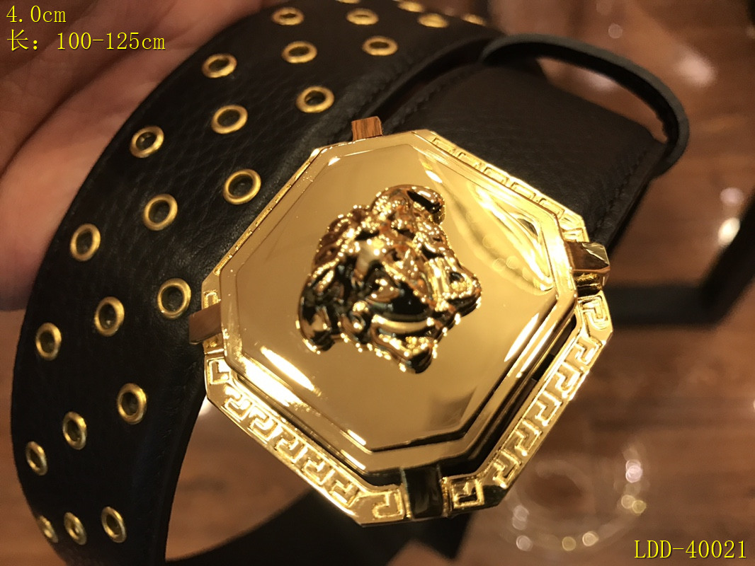 Cheap 2020 Cheap Versace 4.0 cm Width Belts 218072,50 [FB218072