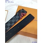2020 Cheap Louis Vuitton 4.0 cm Width Belts # 217882, cheap LouisVuitton Belts