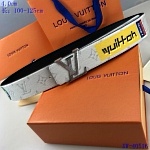 2020 Cheap Louis Vuitton 4.0 cm Width Belts # 217904, cheap LouisVuitton Belts
