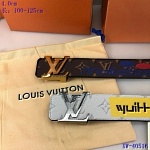 2020 Cheap Louis Vuitton 4.0 cm Width Belts # 217904, cheap LouisVuitton Belts