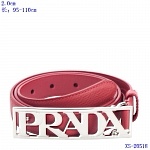 2020 Cheap Prada 2.0 cm Width Belts # 218191, cheap Prada Belts