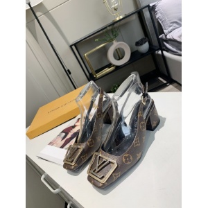 $75.00,2020 Cheap Louis Vuitton Sling Back Sandals For Women # 221433