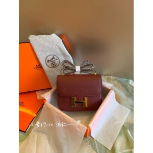 $95.00,2020 Cheap Hermes Constance Epsom Crossbody Bag For Women # 222235