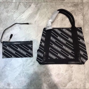 $82.00,2020 Cheap Balenciaga Navy Cabas Canvas Bag  # 222309