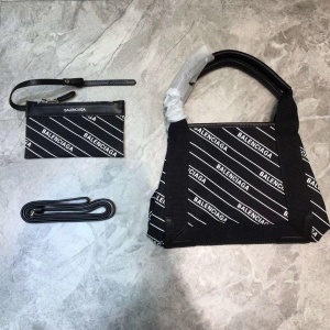 $82.00,2020 Cheap Balenciaga Navy Cabas Canvas Small Bag   # 222311