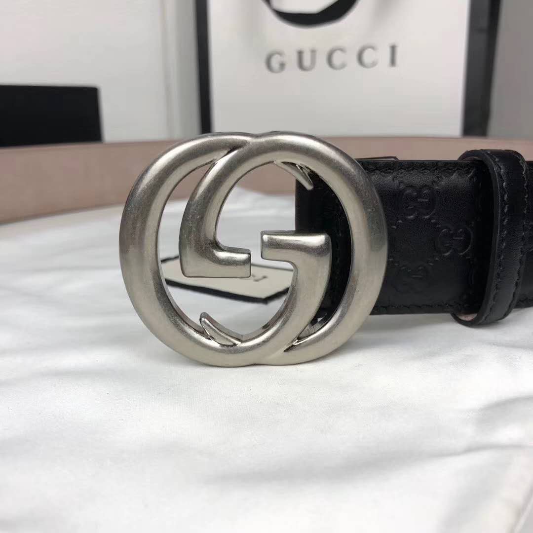 Cheap 2020 Cheap Gucci Double GG Buckle Belts For Men 222102,52