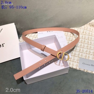 $49.00,2020 Cheap Dior 2.5 cm Width Belts For Women # 222977