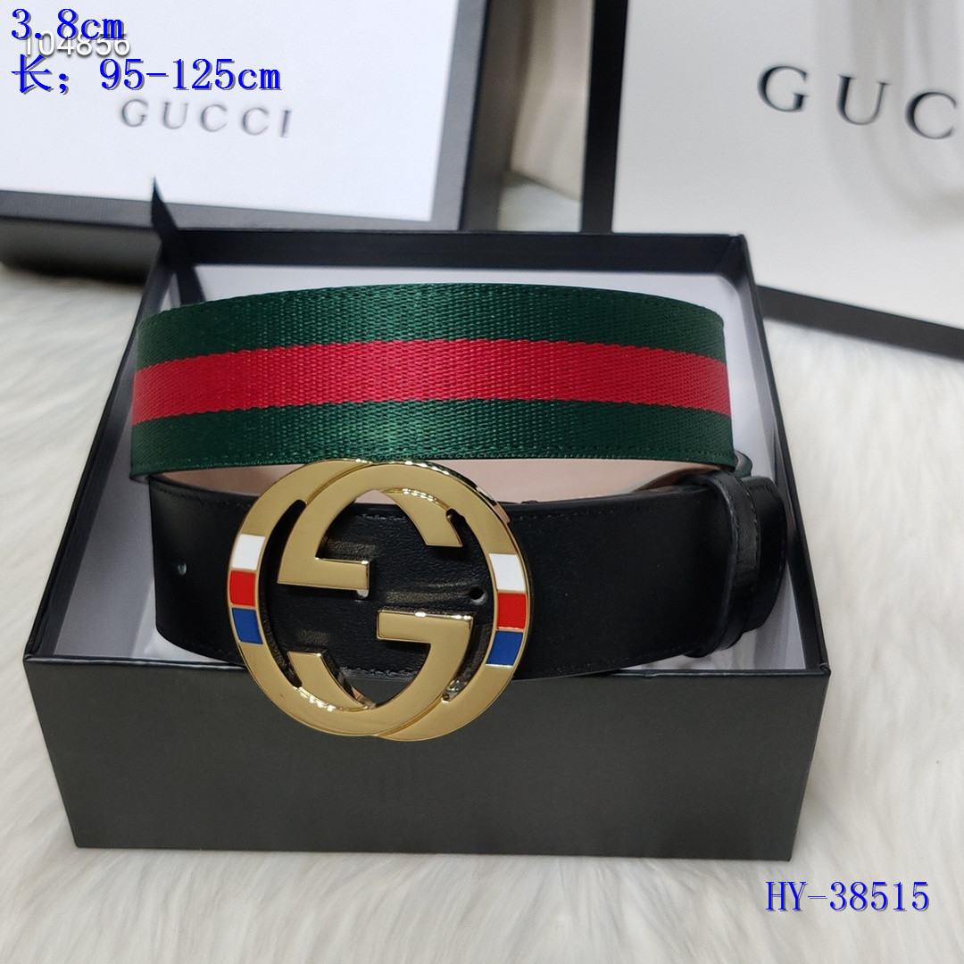 Cheap 2020 Cheap Gucci 3.8 cm Width Belts 223073,55 [FB223073] Designer Gucci Belts Wholesale