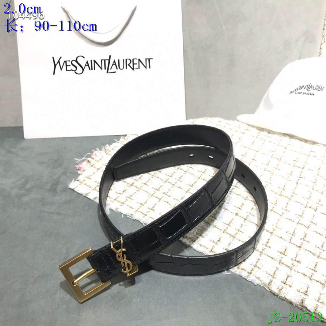 Cheap 2020 Cheap YSL 2.0cm Width Belts 223253,55 [FB223253