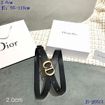 2020 Cheap Dior 2.0 cm Width Belts For Women # 222974