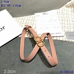 2020 Cheap Dior 2.5 cm Width Belts For Women # 222975