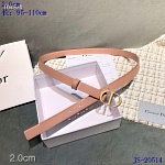 2020 Cheap Dior 2.5 cm Width Belts For Women # 222977
