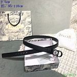 2020 Cheap Dior 2.5 cm Width Belts For Women # 222981